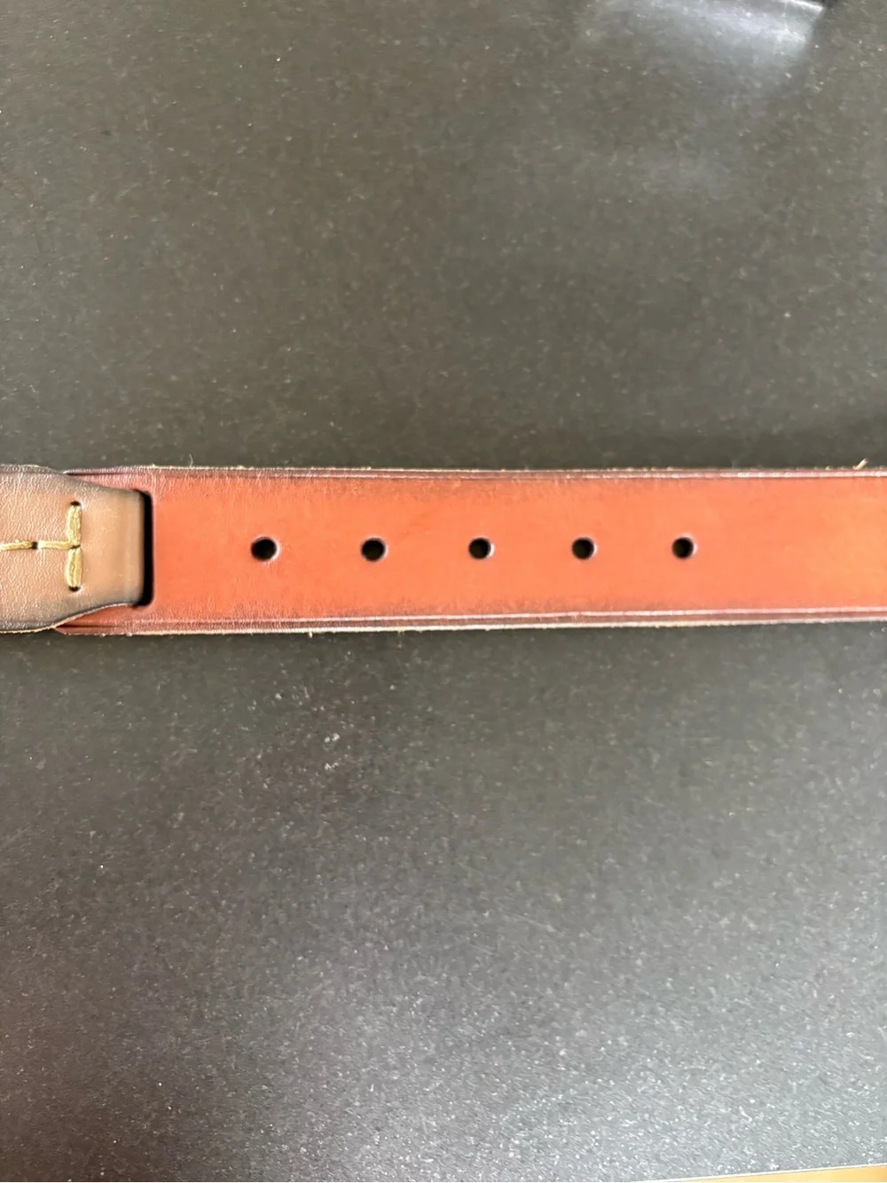 Fossil Patchwork Genuine Leather Belt Multicolored Brass Buckle Unique Cowboy M